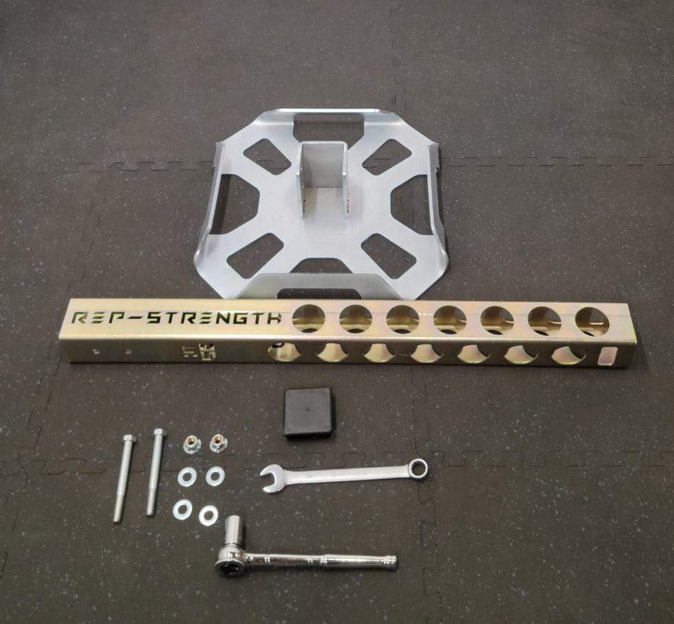 REP-STRENGTH LaunchPad Portable Bench Press Rack and Spotter System